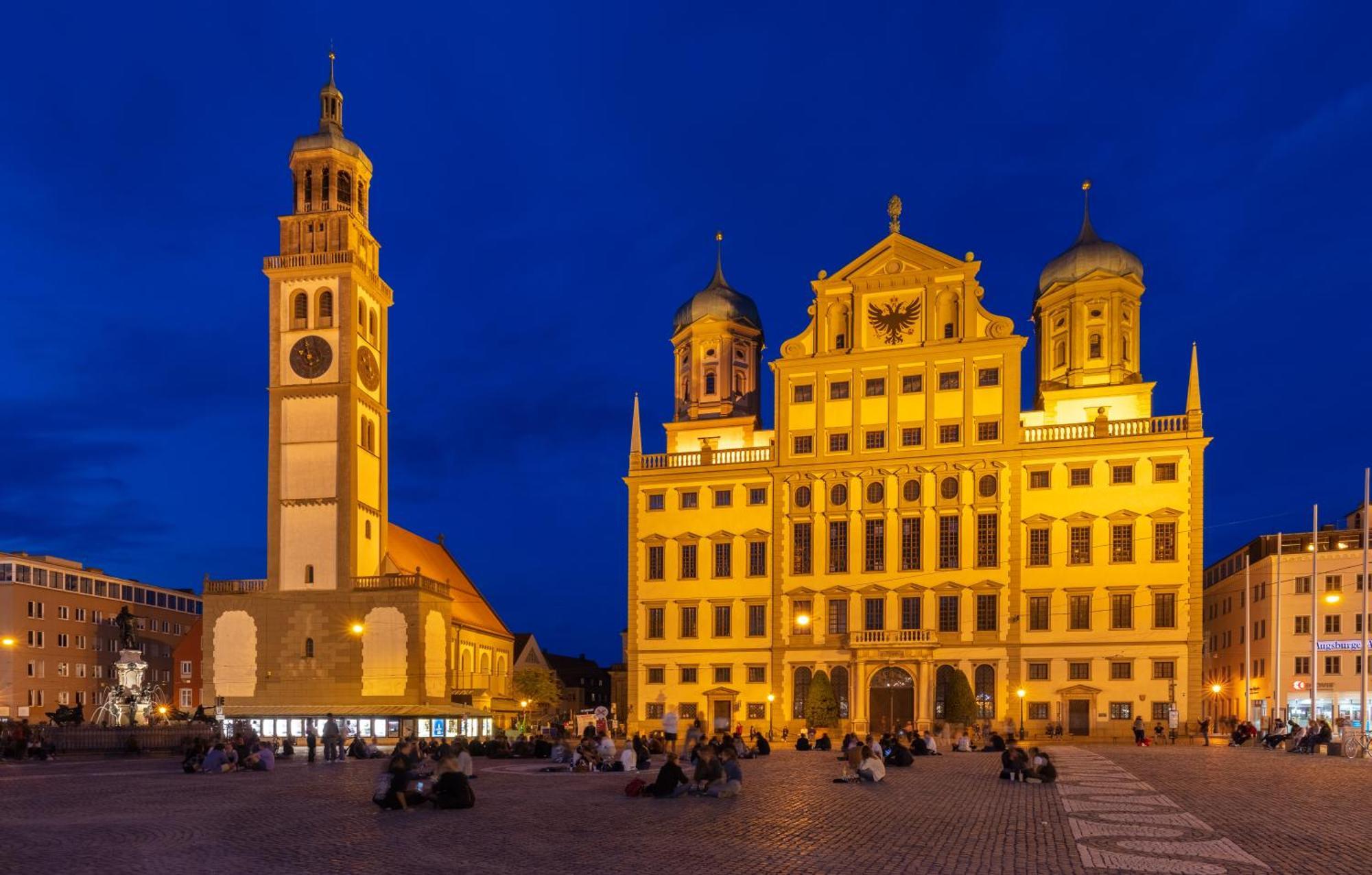Gemuetliche Oase In Der Innenstadt, Zwei Minuten Zum Rathaus Augsburg Exteriör bild